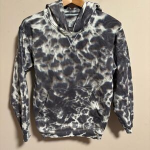 Lululemon All Yours Hoodie Tie Dye Fleece Marmoleado Tie Dye Graphite- Size 4